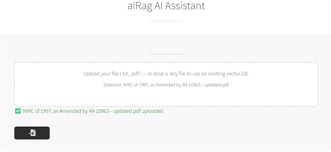 Access aiRag at sibool.com/build/airag